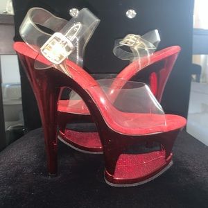Pole dancing heels
